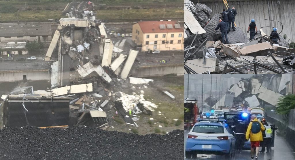 Bridge Collapse In Italy Kills Dozens, Sends Cars Falling 164 Feet