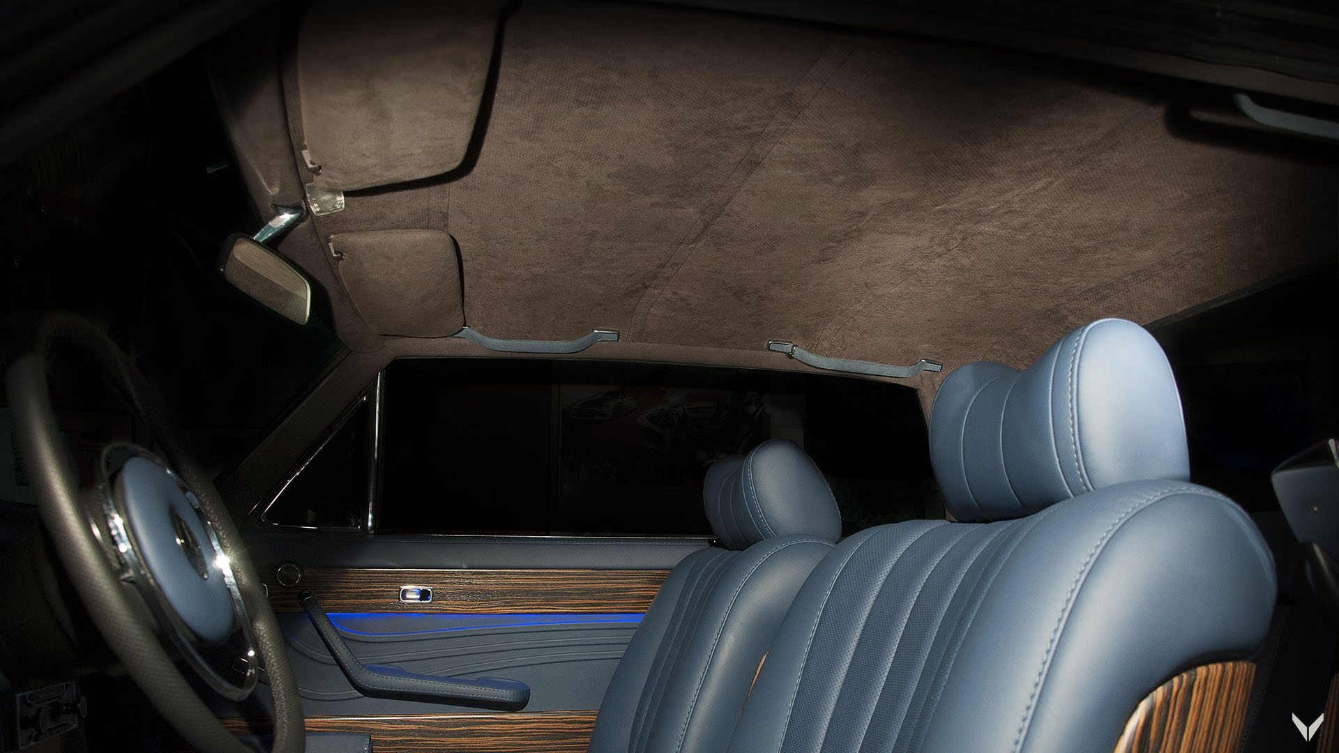 1970_mercedes_benz_250_ce_11 copy Vilner Restored A 1970 Mercedes 250 CE Using Pieces Of A Riva Boat