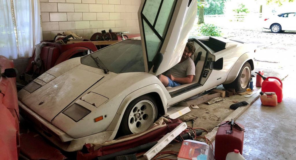  Holy Barn Finds, Batman! Lamborghini Countach Has Been Collecting Dust For 20 Years
