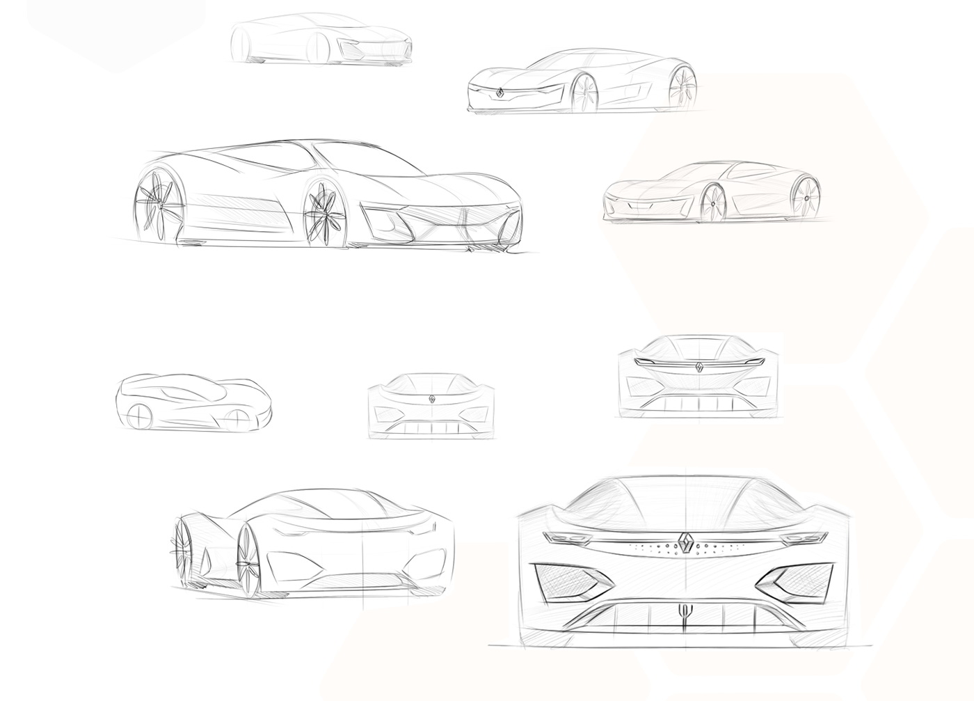 renault-concept-renderings-6 Renault Cheval Design Exercise Is Inspired By Stealth Planes, Sharks And Horses