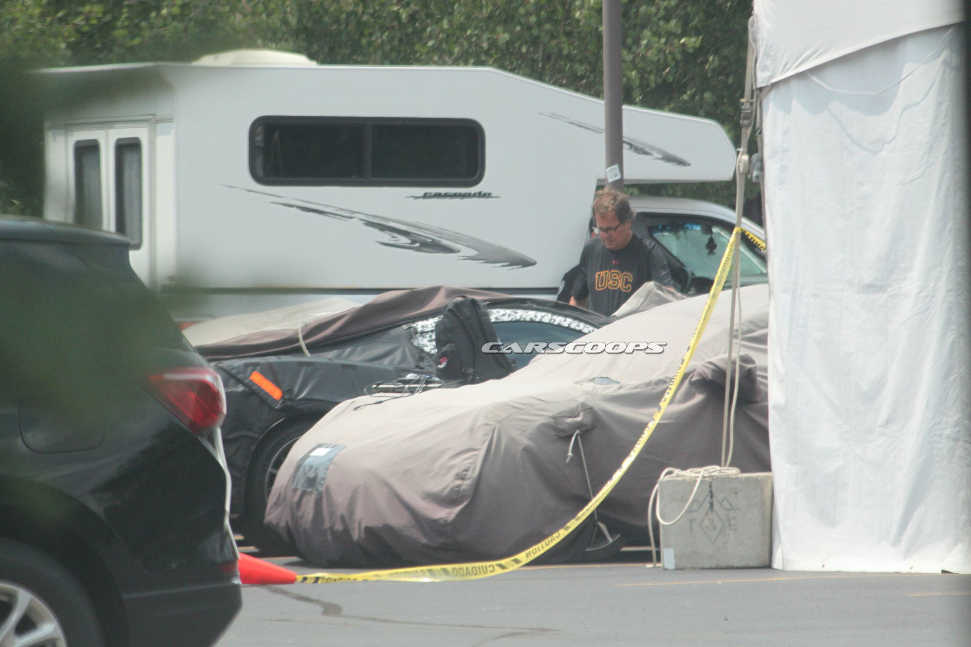 2020-Mid-Engine-Corvette-Spy-1 2020 Mid-Engine Corvette Getting Ready To Attack Ferraris (Now, On Video Too)