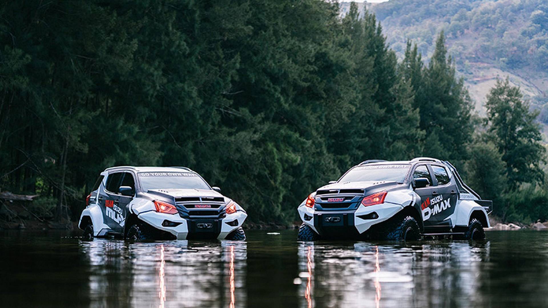 2018-isuzu-concept-x-d-max-mu-x-9 There’s No Slope Too Steep For Isuzu’s New Concept X Duo