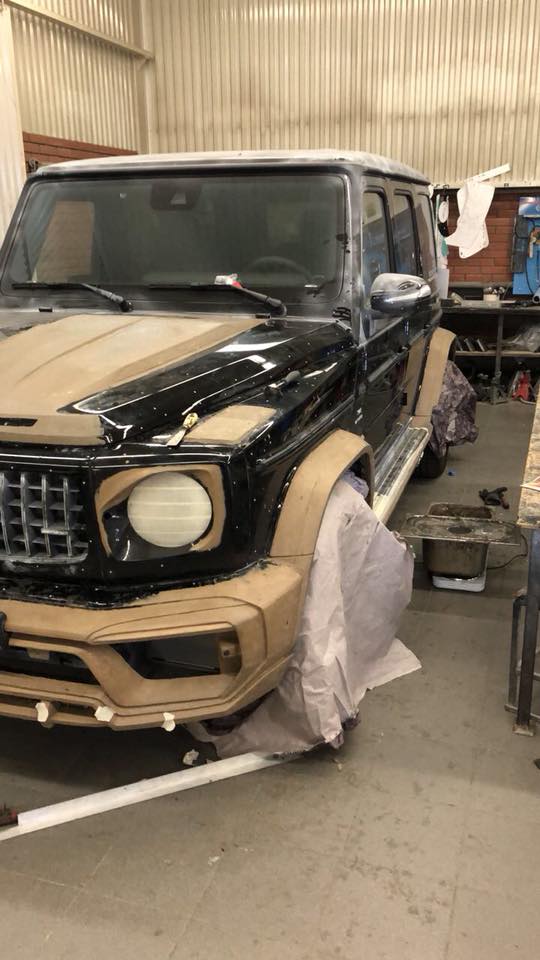 topcar-g63-bodykit-teaser-3 TopCar Design Teases Chunky 2019 Mercedes-AMG G63 Wide-Body Kit