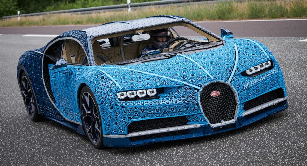  Lego Built A Life-Size Bugatti Chiron That You Can Actually Drive