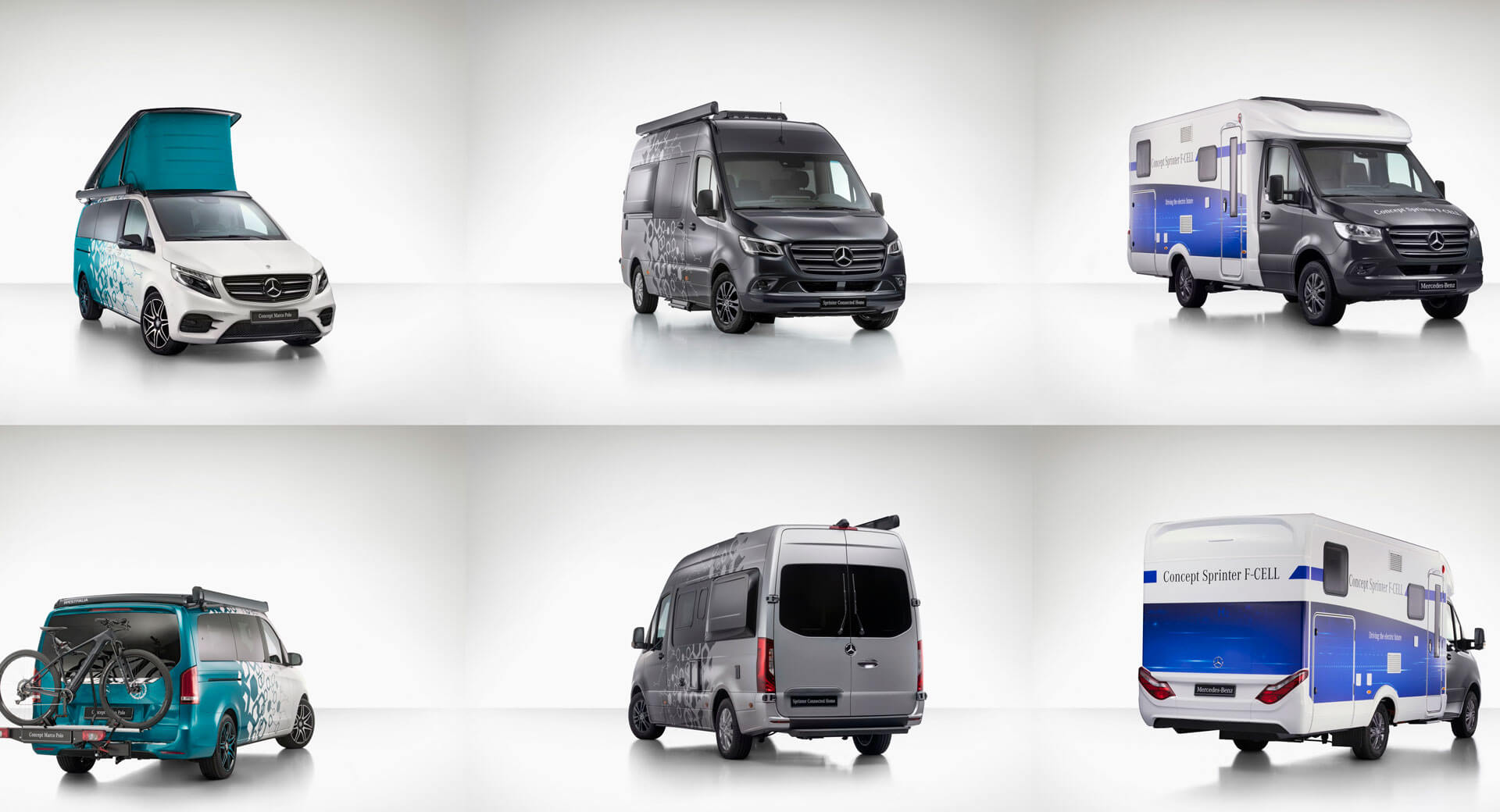 Mercedes serves up van campers in three flavors
