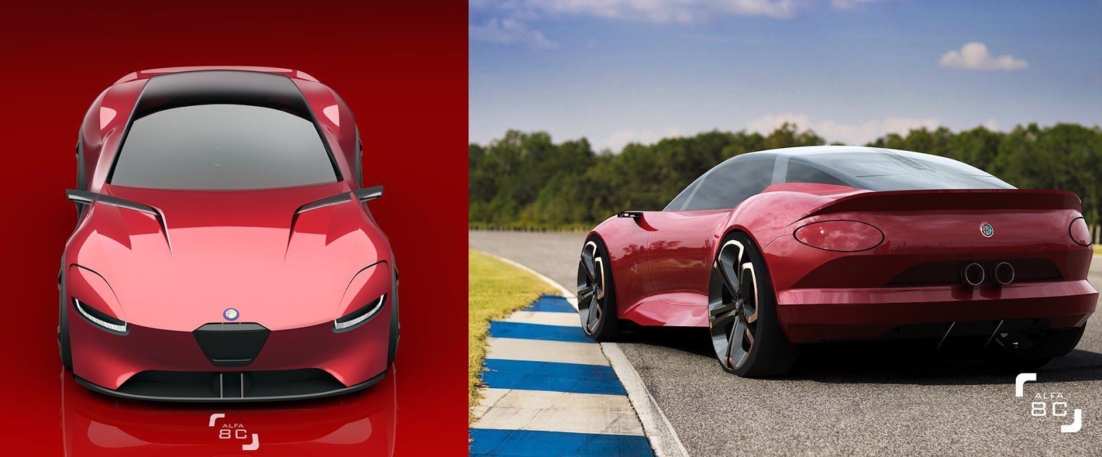 Alfa-Romeo-8C-Hybrid-4 Next Alfa Romeo 8C May Receive 800 HP Hybrid Powertrain