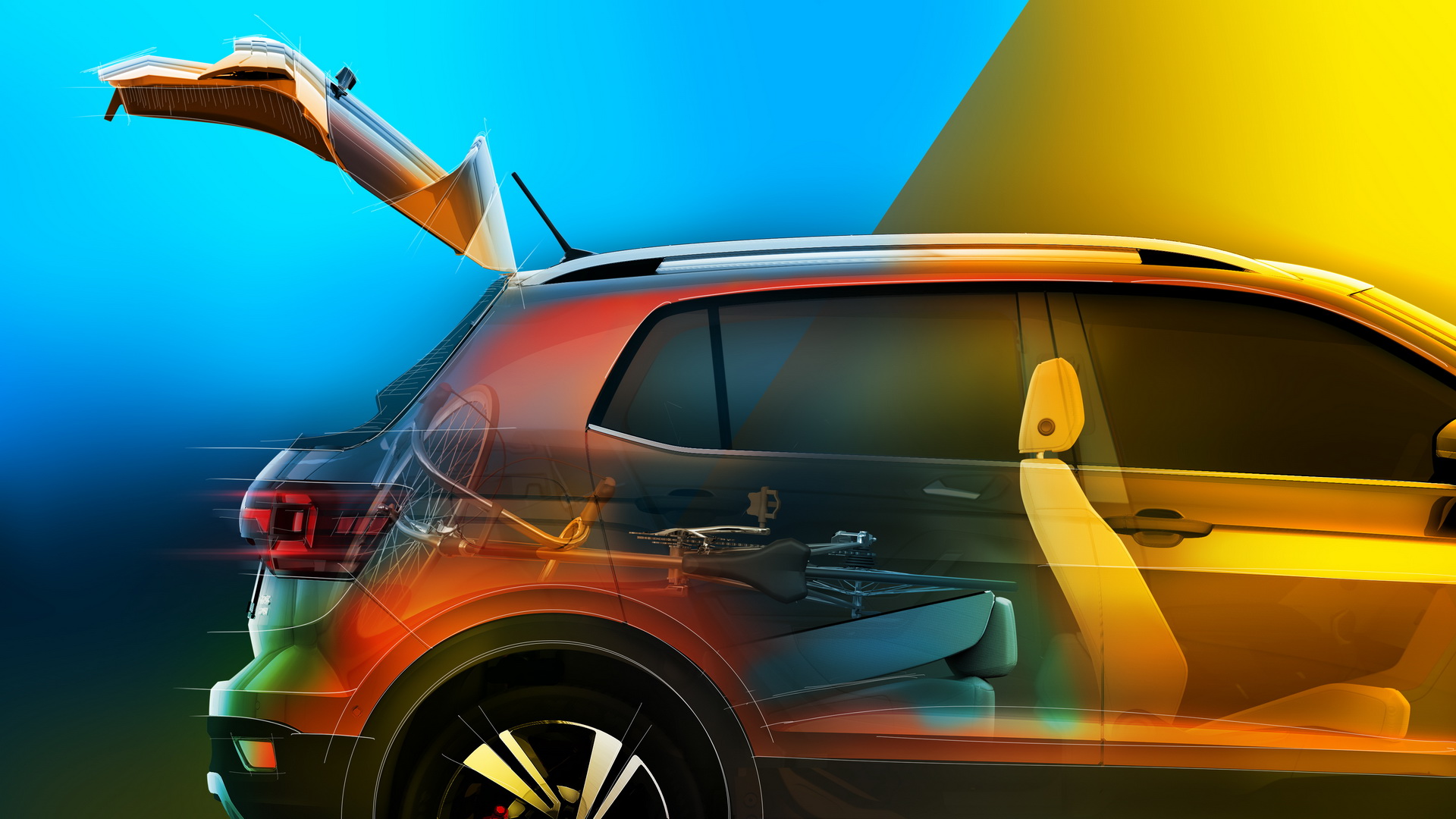 The all new Volkswagen T-Cross Volkswagen T-Cross New Teaser Focuses On Practicality