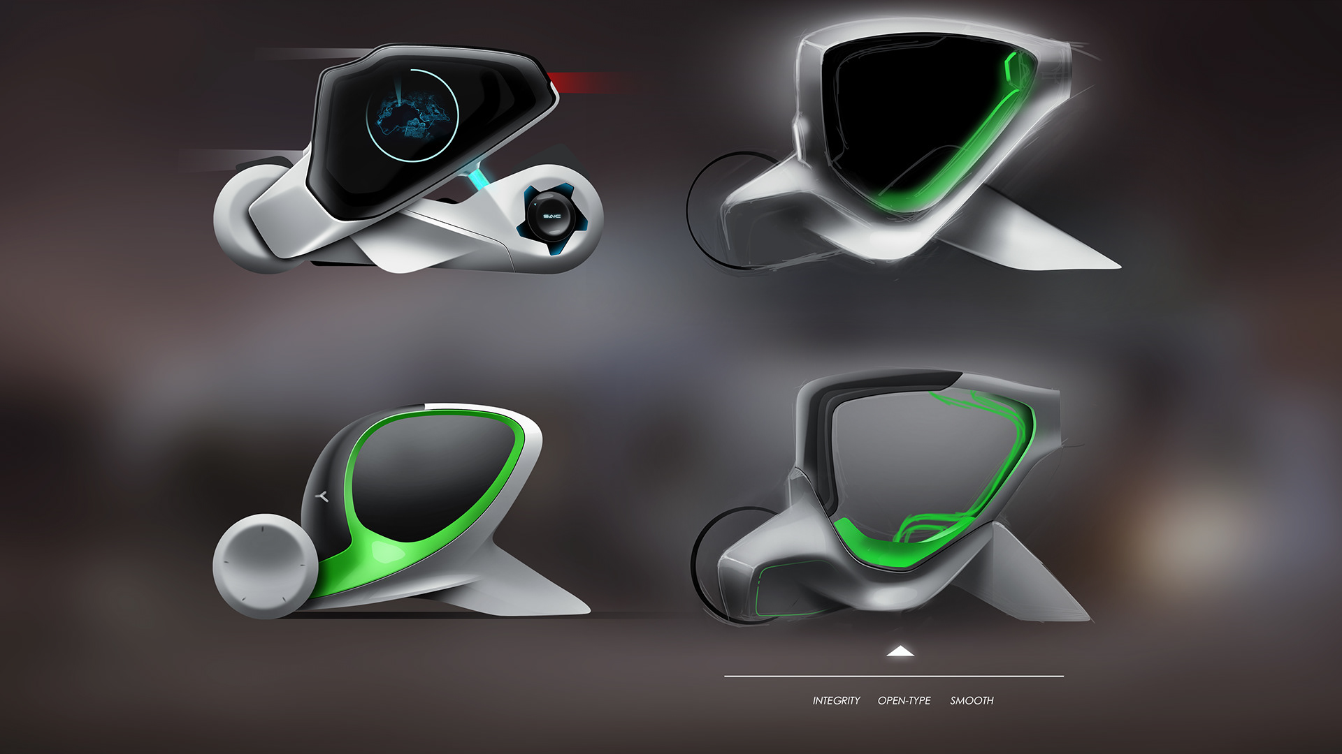 Roewe-I-Unit-6 Futuristic City Vehicle Is Actually Two Independent Pods That Can Merge Or Decouple