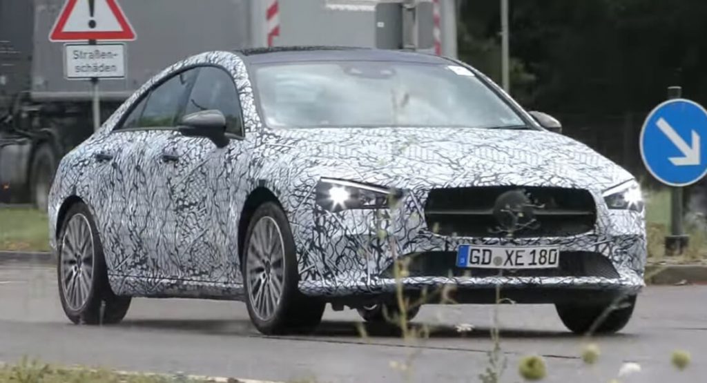  2019 Mercedes-Benz CLA Prototype Scooped With Different Headlights