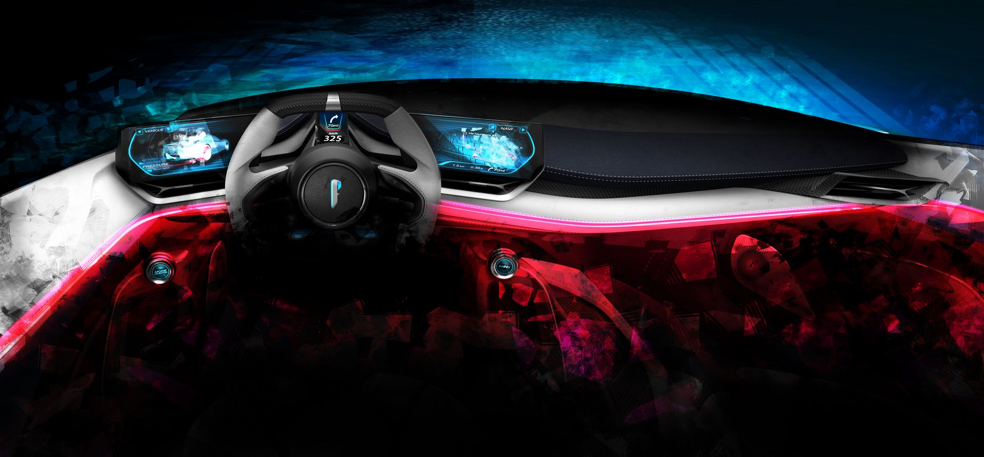 Pininfarina-PF0-Hypercar-Teasers-1 Pininfarina Shows PF0 Hypercar Interior Before Exclusive Pebble Beach Preview