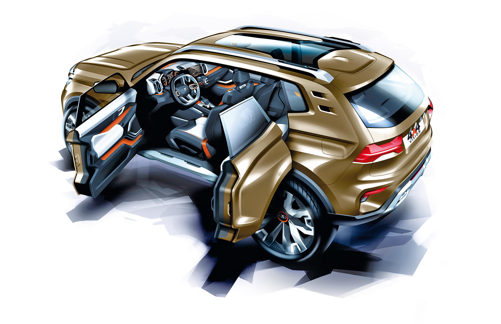 2018-lada-4x4-vision-concept-70 Lada 4×4 Vision Concept Goes Official At Moscow Show, Could Preview Next Niva