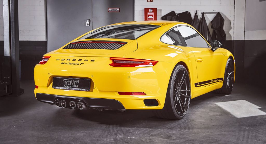  Porsche 911 Carrera T Boosted To 425HP, Thanks To TechArt’s New Upgrades