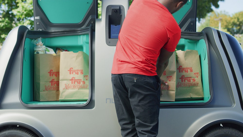 Kroger-Nuro-Autonomous-Groceries-3 You Can Now Have Your Groceries Or Dry Cleaning Delivered To You By An Autonomous Vehicle