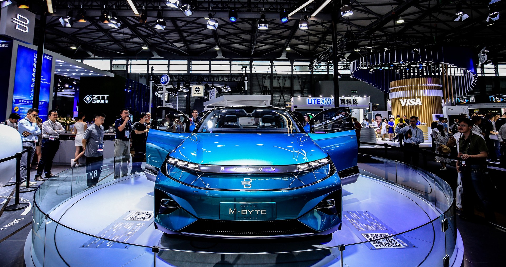 BYTON M-Byte Concept-3 Byton M-Byte Prototype Teased, Previews The 2019 Production Model