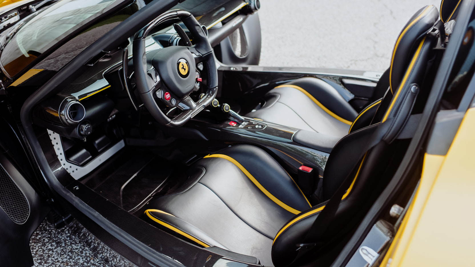 laferrari-mecum-monterey-yellow-04 Red Or Yellow? Take Your Pick Of LaFerraris At Mecum’s Monterey Auction