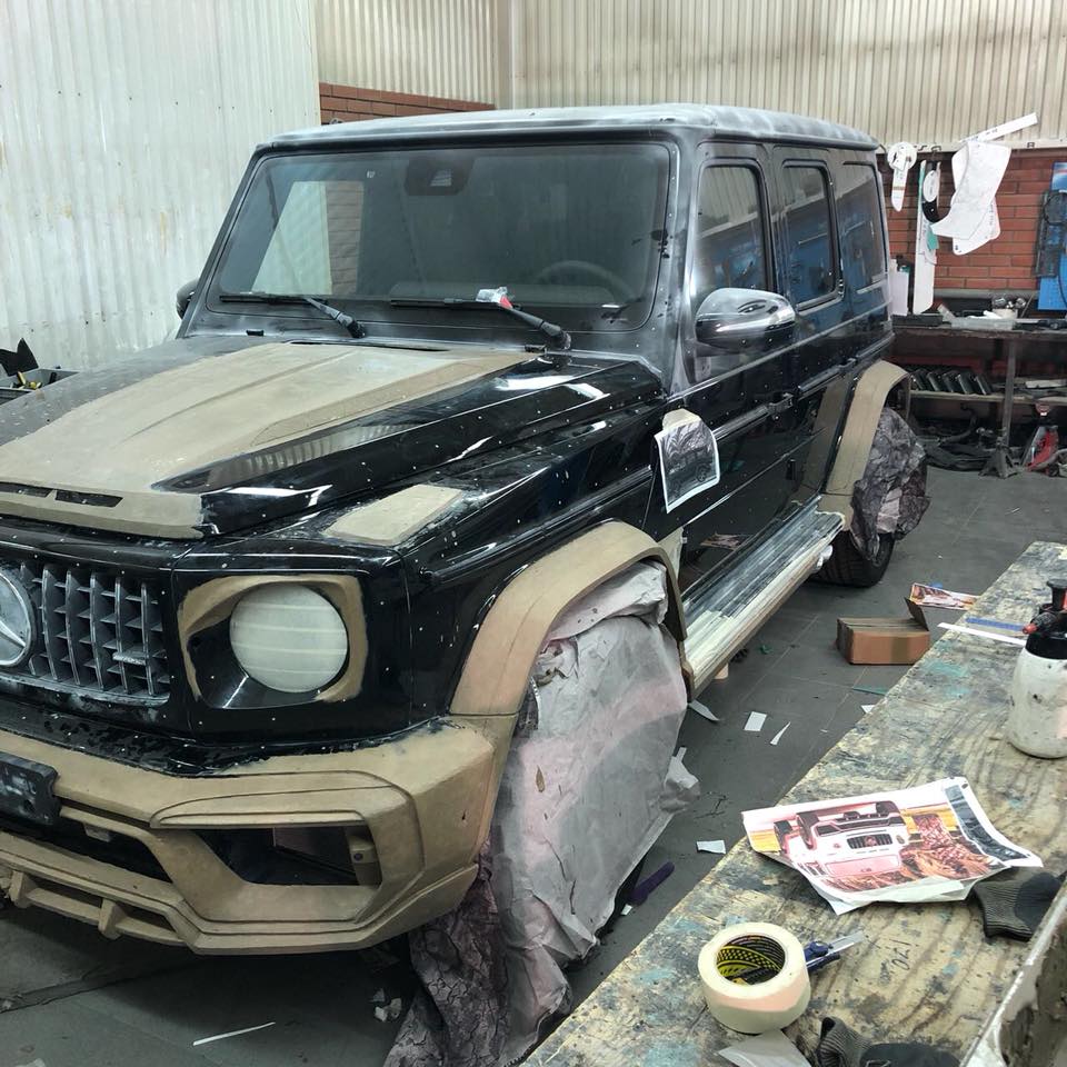 topcar-g63-bodykit-teaser-7 TopCar Design Teases Chunky 2019 Mercedes-AMG G63 Wide-Body Kit