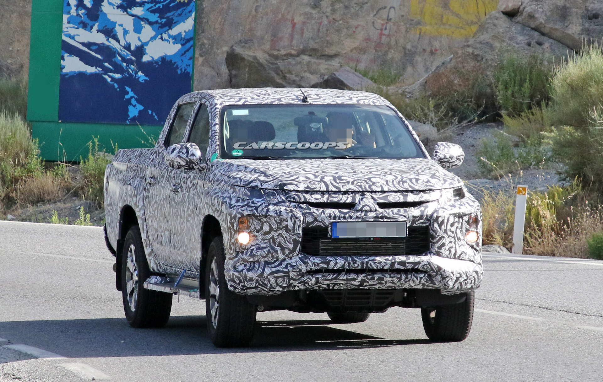 2019-mitsubishi-l200-facelift-spy-1 Mitsubishi Teases The Facelifted Triton / L200, Says It’s Coming Soon