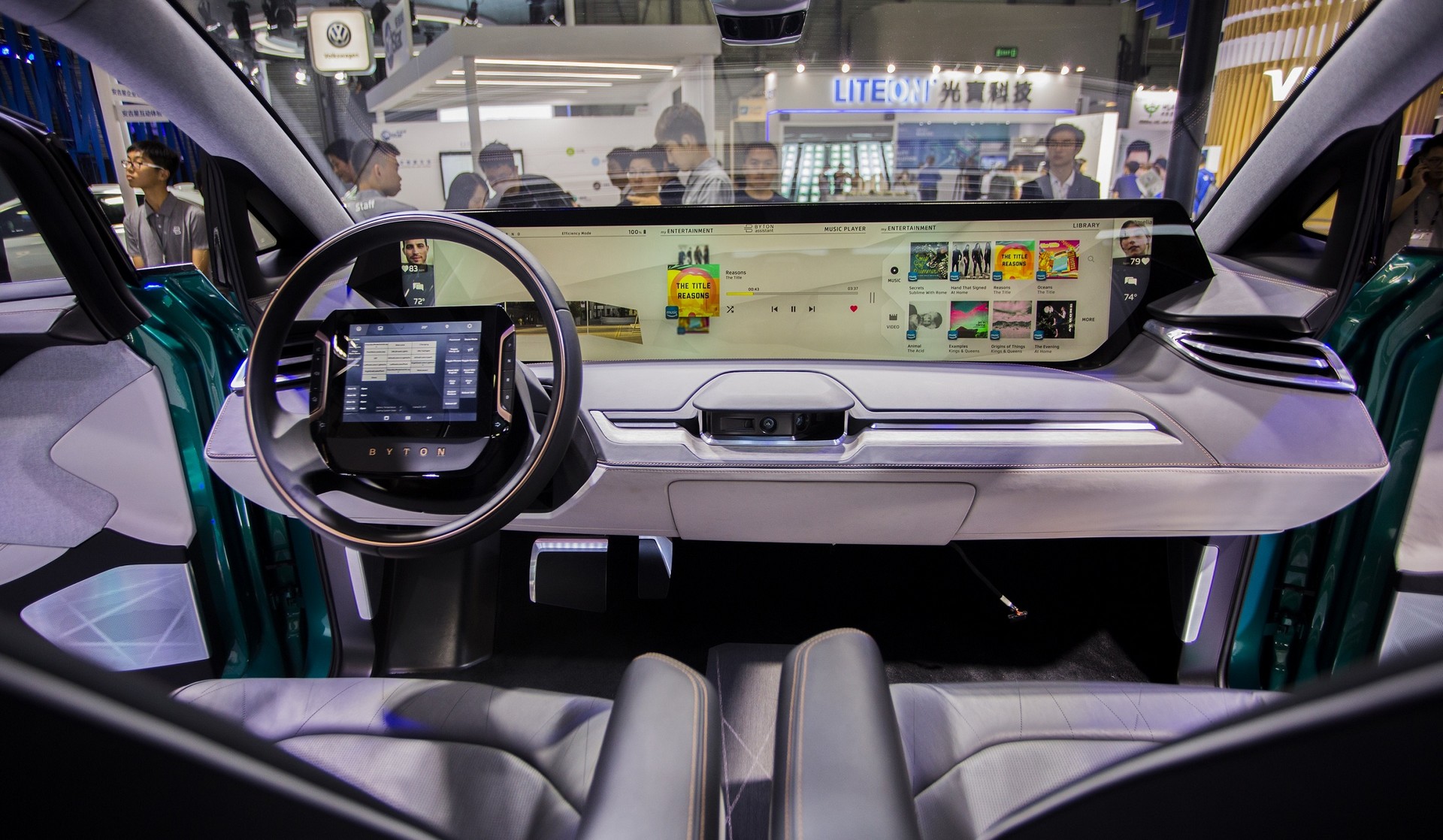 BYTON M-Byte Concept-5 Byton M-Byte Prototype Teased, Previews The 2019 Production Model