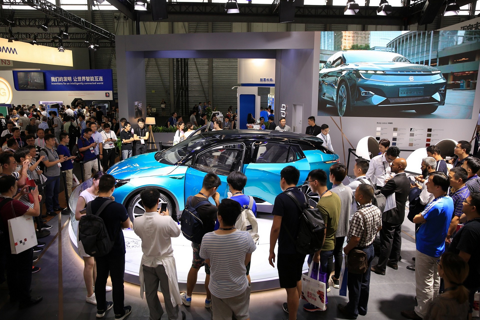 BYTON M-Byte Concept-4 Byton M-Byte Prototype Teased, Previews The 2019 Production Model