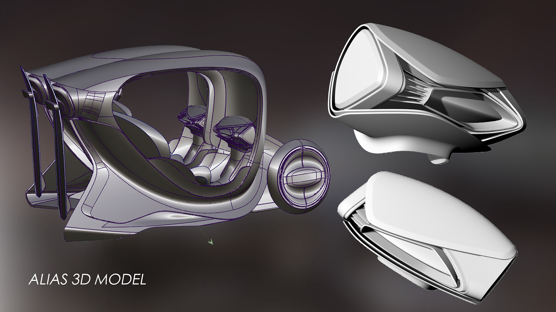 Roewe-I-Unit-10 Futuristic City Vehicle Is Actually Two Independent Pods That Can Merge Or Decouple