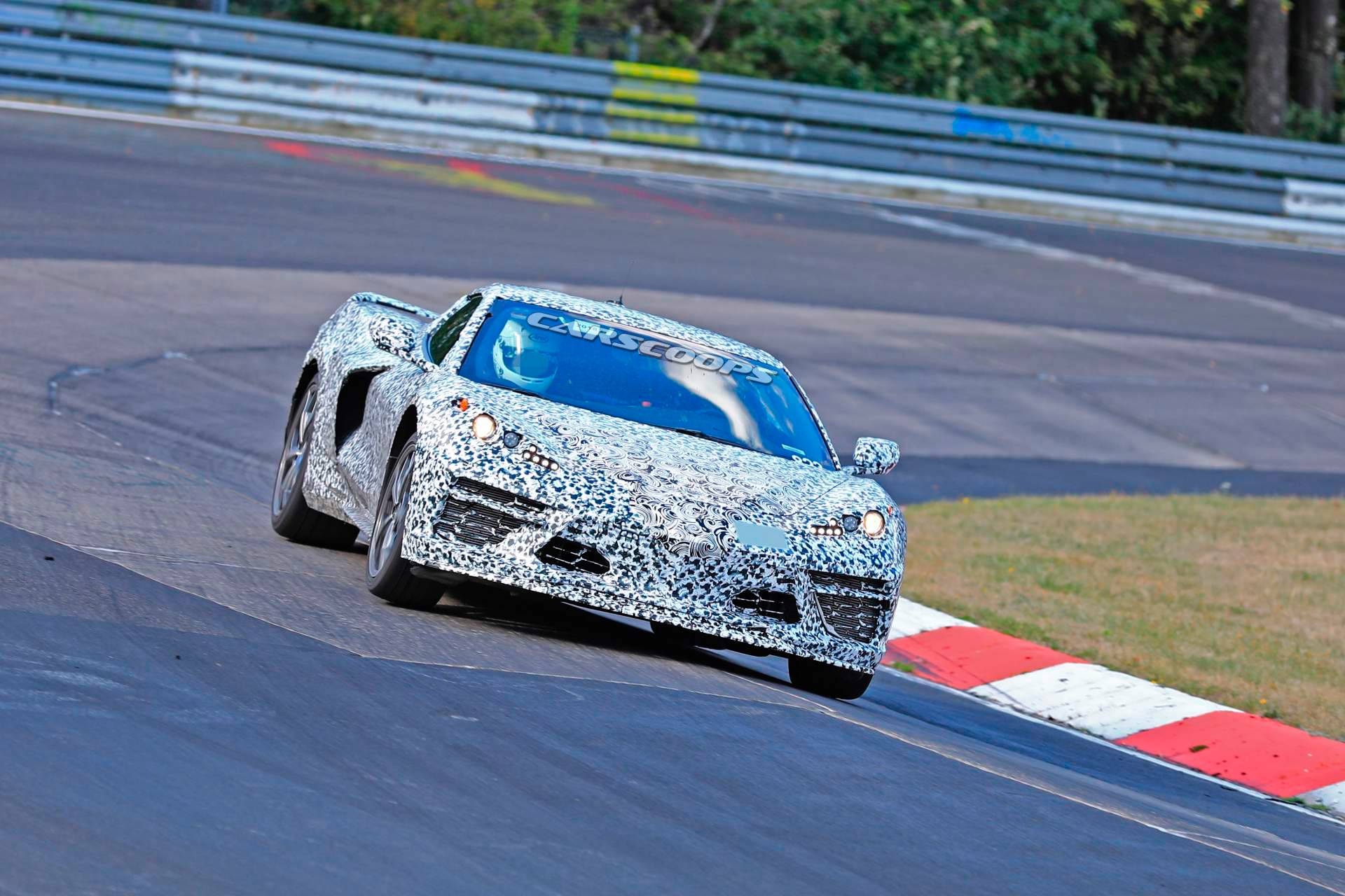 2020-Chevrolet-Corvette-C8-spy-shots-19 See The 2020 Mid-Engine Corvette C8 Alongside The Current C7