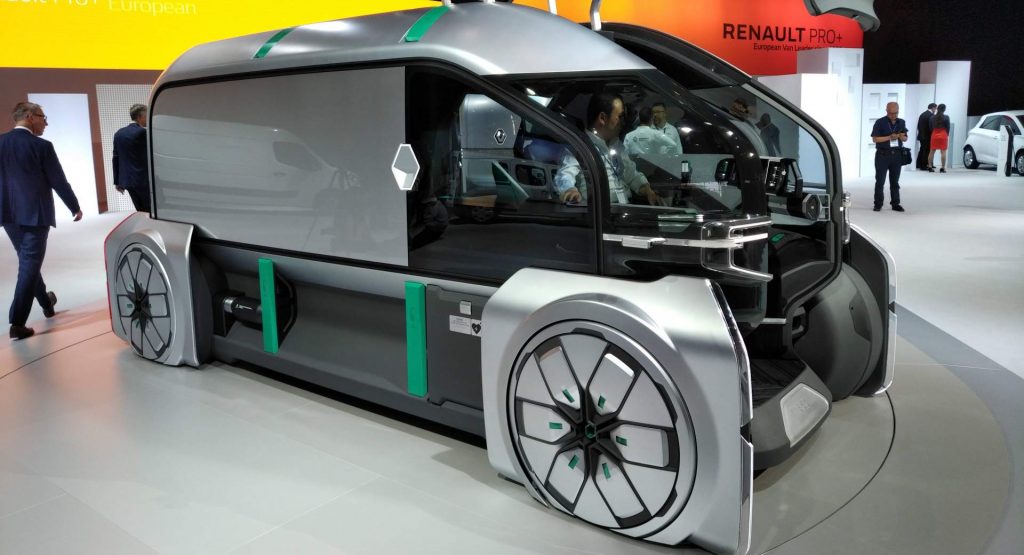  Renault EZ-Pro Concept Envisions Autonomous Last-Mile Delivery Vehicle (Live Images)
