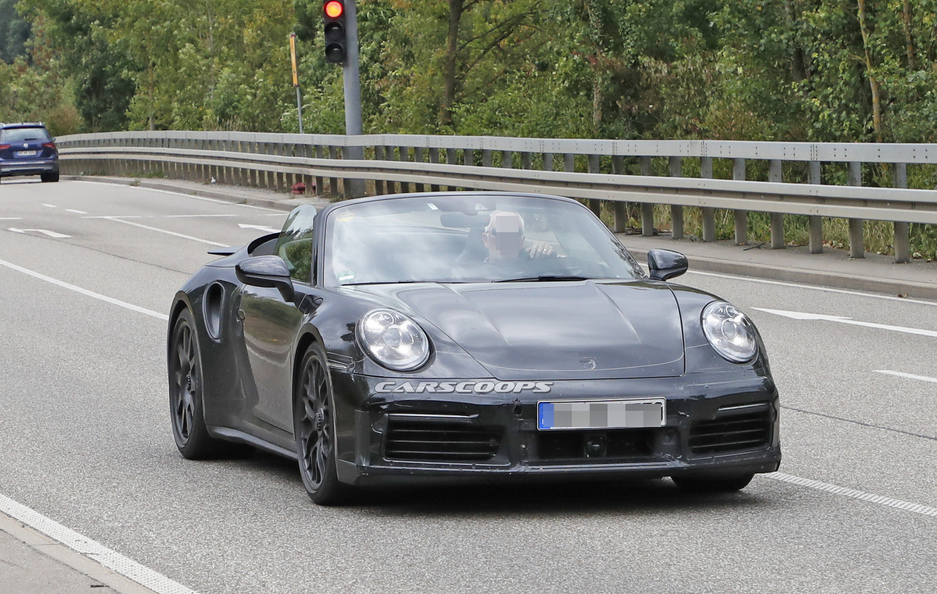 porsche-911-turbo-cabrio-top-down-spy-2 2020 Porsche 911 Turbo Cabrio Kisses Summer Goodbye With Top Down