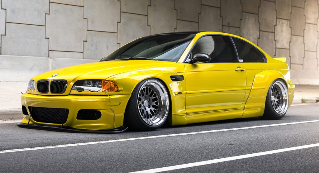  Slammed BMW M3 E46 With Wide Body Kit Won’t Please The Purists