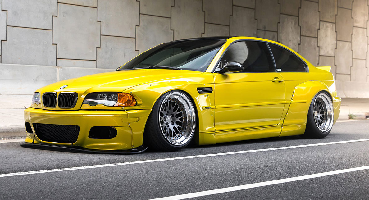 Slammed BMW M3 E46 With Wide Body Kit Won't Please The Purists Carscoo...