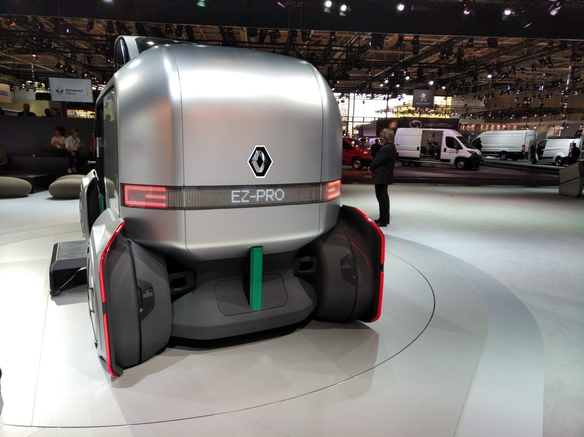 Renault-EZ-Pro-Concept-at-2018-IAA-Hannover-5 Renault EZ-Pro Concept Envisions Autonomous Last-Mile Delivery Vehicle (Live Images)