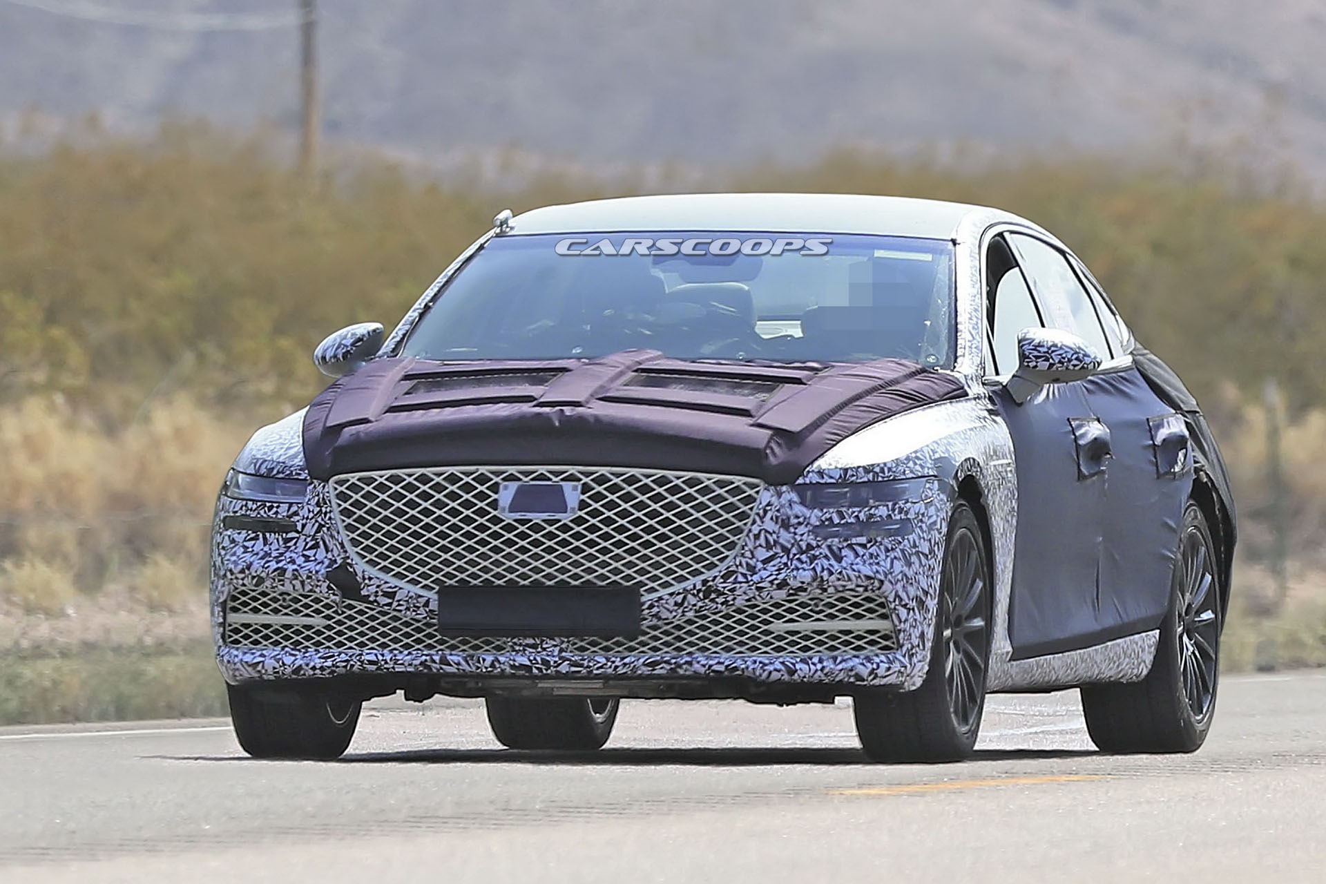 Genesis-G80-Scoop-01 2020 Genesis G80 Shows Off GV80-Inspired Face And Sexy Body