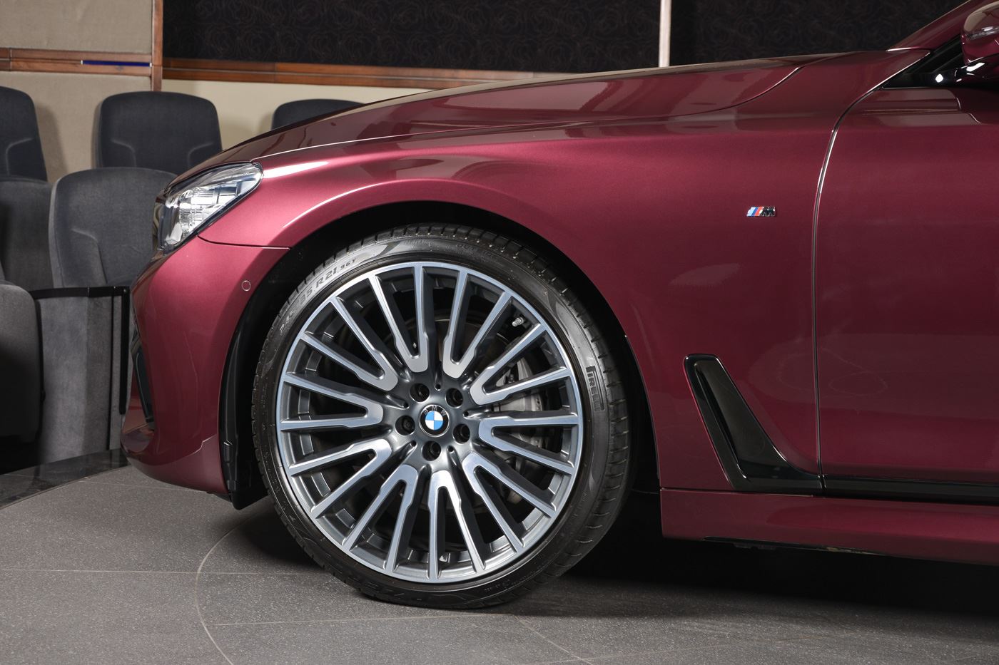 bmw-740li-wildberry-abu-dhabi-motors-8 Have You Ever Seen A Wildberry BMW? This 740Li Wears It Well