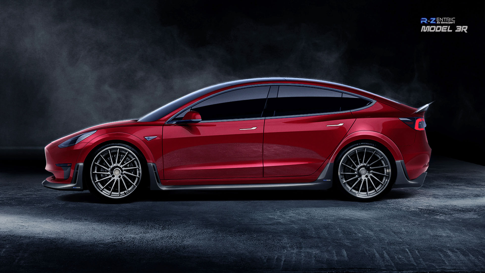 RevoZport-R-Zentric-Model-3R-4 RevoZport-Tuned Tesla Model 3 Performance Looks Ready For Track Action