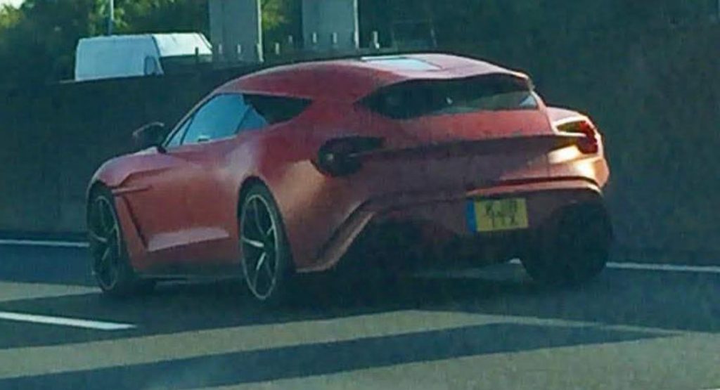 Aston Martin Vanquish Zagato Shooting Brake Scooped On Highway