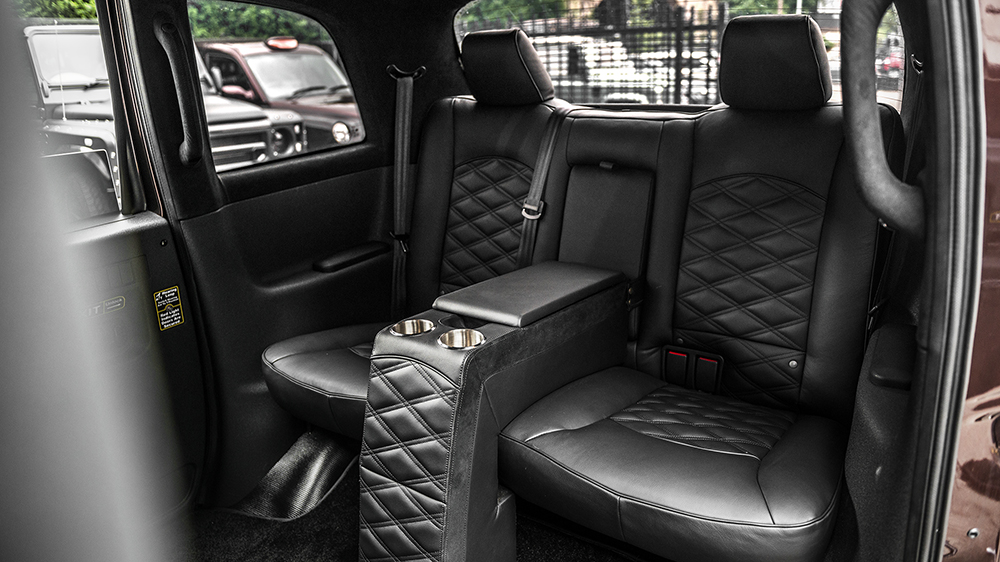 London Taxi-7 Kahn Upgrades The Iconic TX4 London Taxi To Rolls-Royce Standards Of Luxury