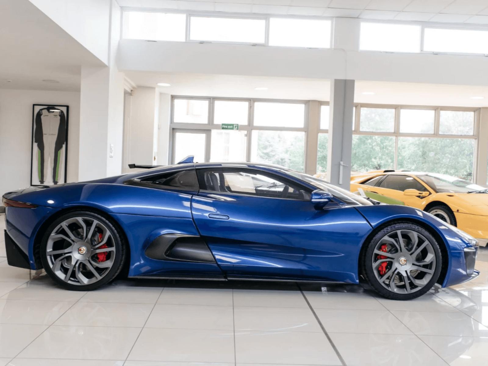 Jaguar-CX75-01 Become A Real-Life Bond Villain With An Original Jaguar C-X75 Spectre Stunt Car