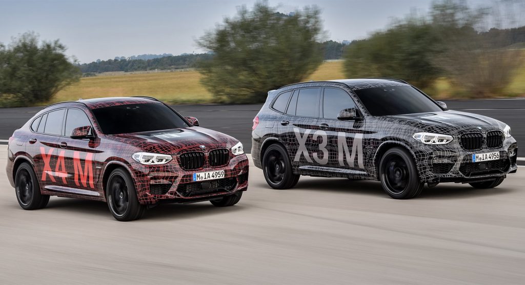  BMW X3 M And X4 M Prototypes Unveiled With New Straight-Six Engine