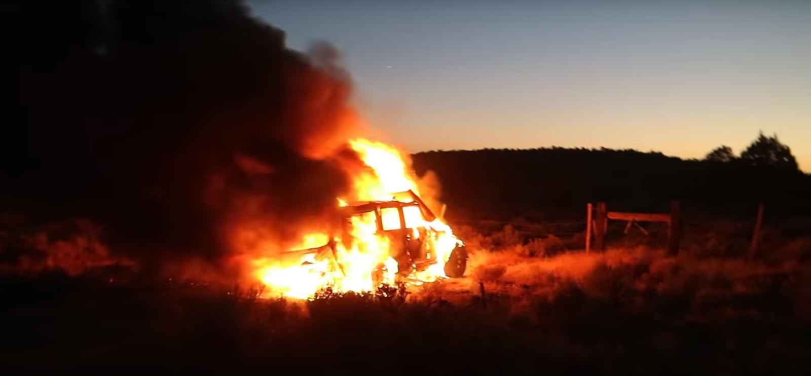 YouTuber Gets Stranded After His Jeep Wrangler Bursts Into Flames In The  Middle Of Nowhere | Carscoops