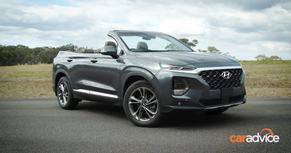  Hyundai Santa Fe Cabriolet: World’s Only Four-Door, Seven-Seat Convertible SUV?