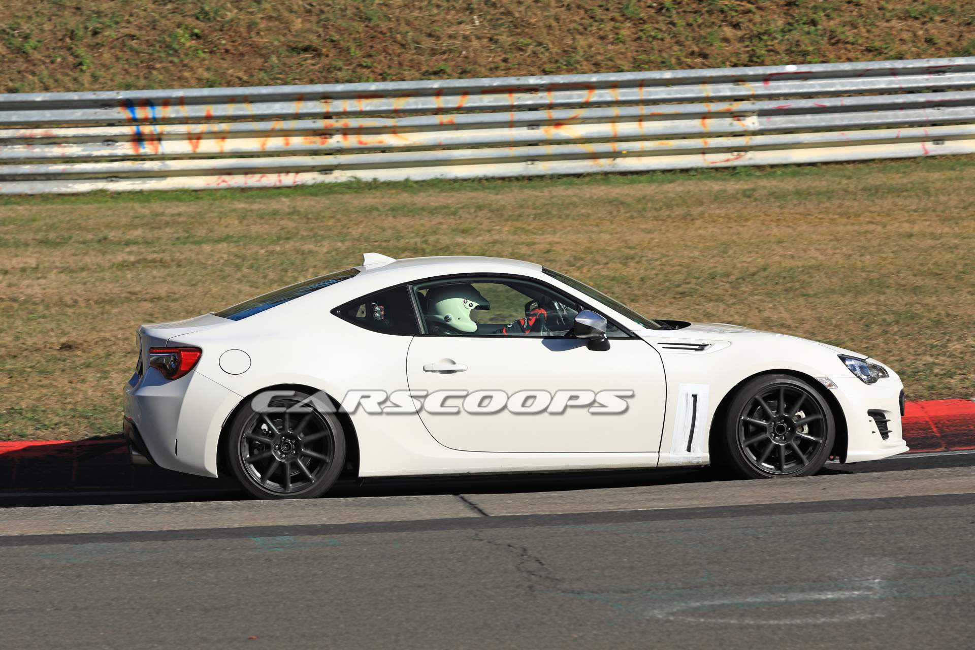 Subaru-BRZ-spy-shots-20 Badgeless Subaru BRZ Prototype With Aero Updates Spotted At The ‘Ring