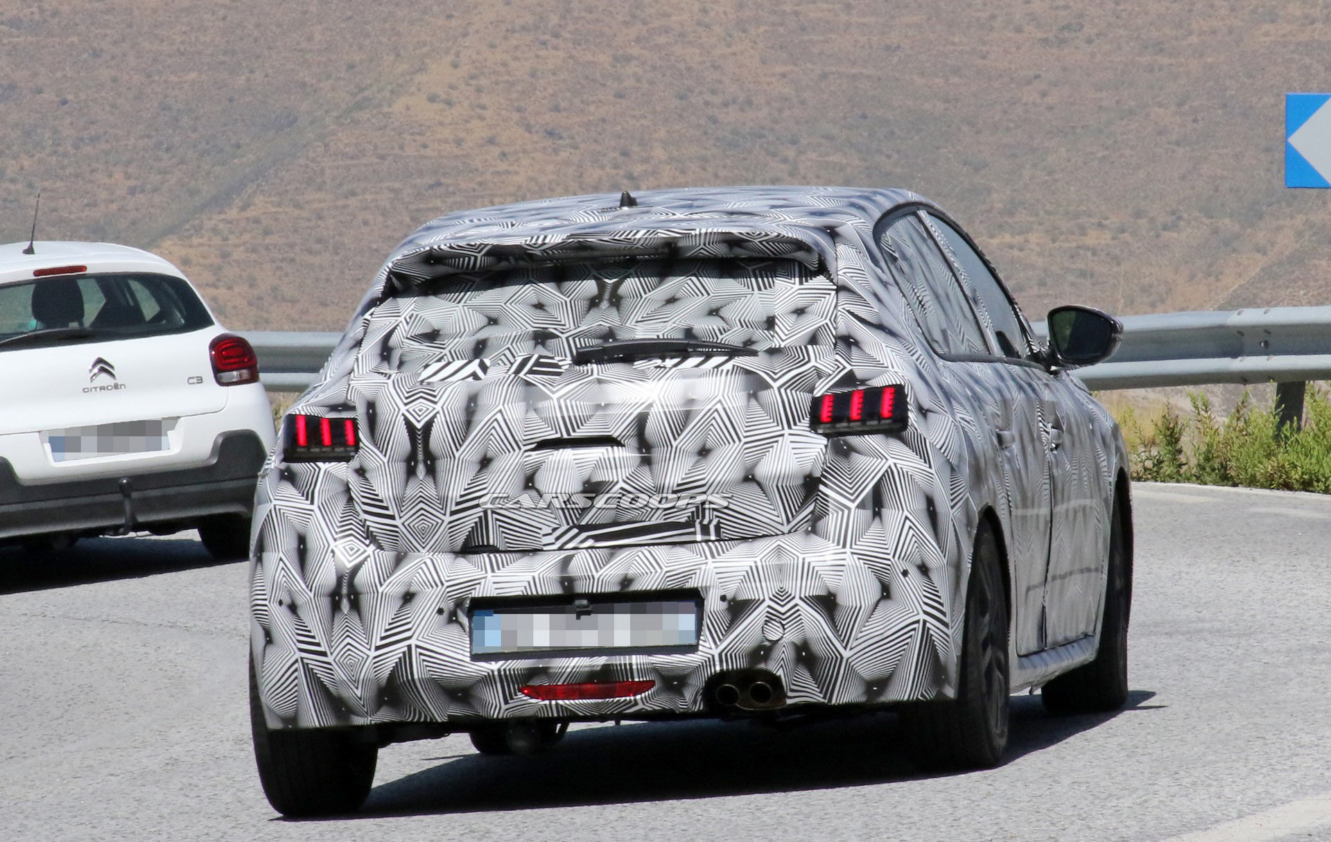 Peugeot-208-Spy-18 2019 Peugeot 208 GTi Spied With A Stylish New Design