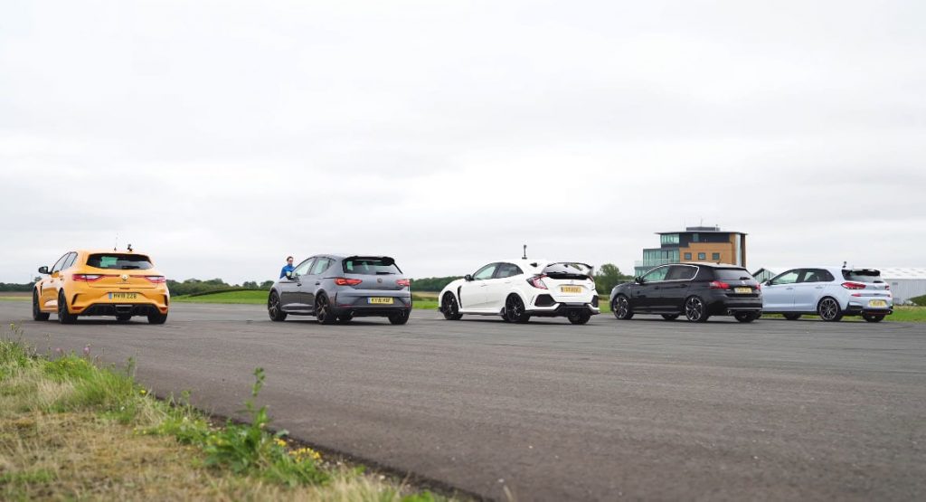 Top 5: FWD Hot Hatches Meet On The Track For Drag Race