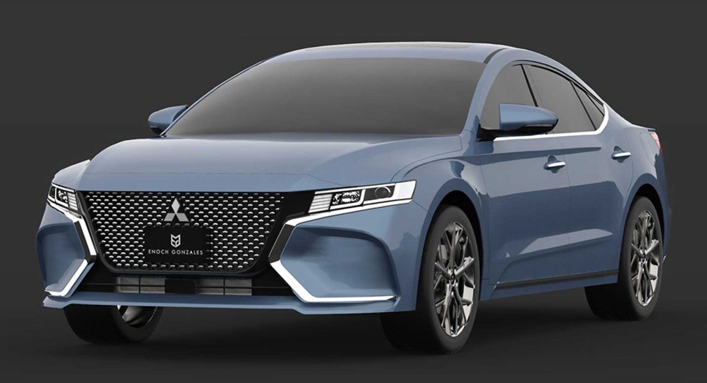  2020 Mitsubishi Gallant Study Envisions The Unlikely Rebirth Of A Mid-Size Sedan