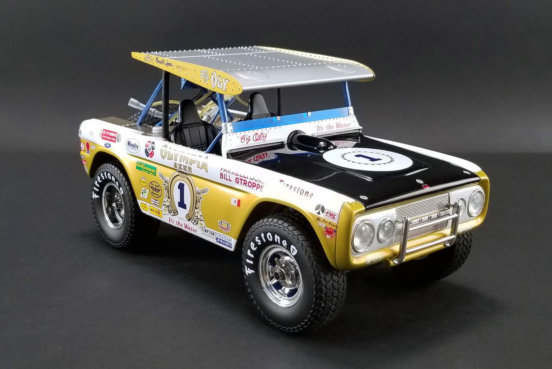 Big-Oly-Bronco-Baja-1000-Champion-diecast-model-2 Legendary Big Oly Bronco Returns As Painstakingly Accurate Scale Model