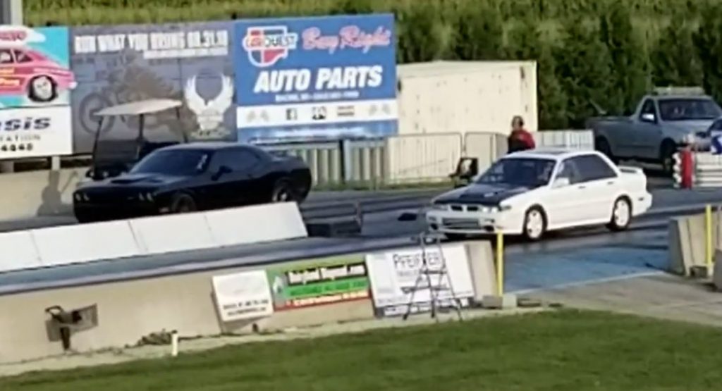 Mitsubishi Galant Shows Dodge Challenger Hellcat That The Impossible Is Possible