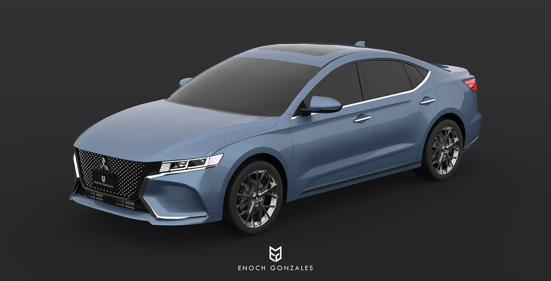 2020-mitsubishi-galant-renderings-009 2020 Mitsubishi Gallant Study Envisions The Unlikely Rebirth Of A Mid-Size Sedan