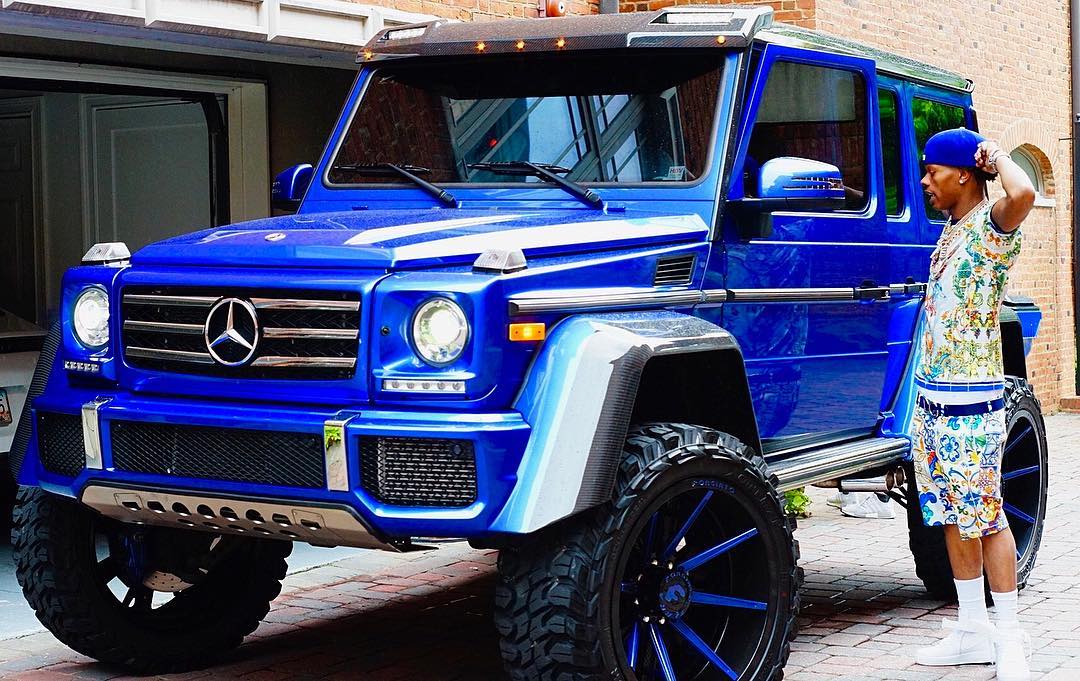 Mercedes-Benz-G550-4×42-Lil-Baby-8 Mercedes-Benz G550 4×4² With 24-Inch Wheels Is A Hit On Instagram