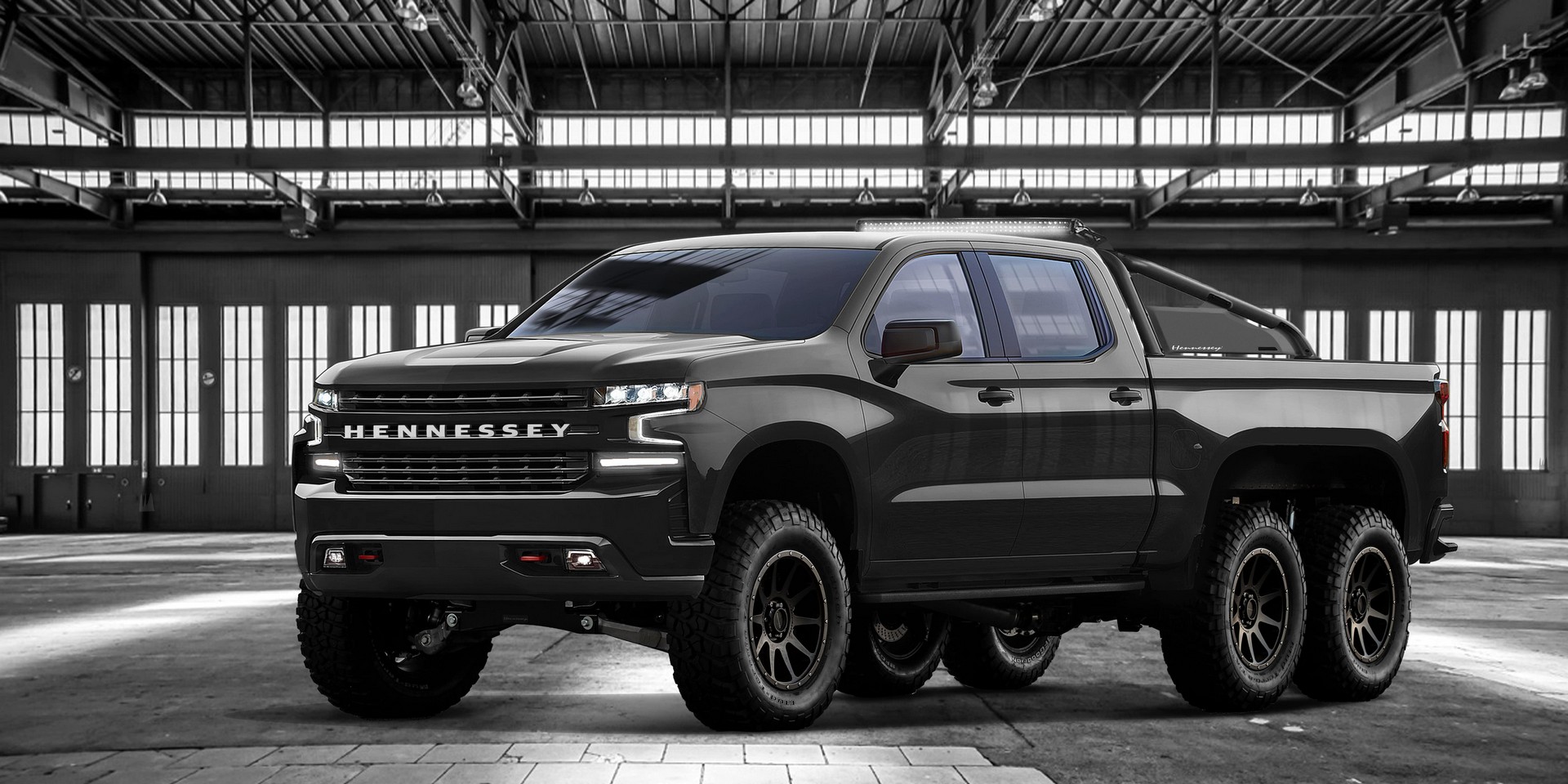 HENNESSEY GOLIATH 6X6-4 Hennessey Continues The Madness With A Silverado-Based Goliath 6×6