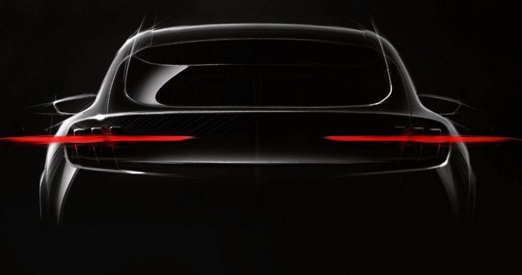  Ford Releases First Image Of Mustang-Inspired Mach 1 Electric SUV