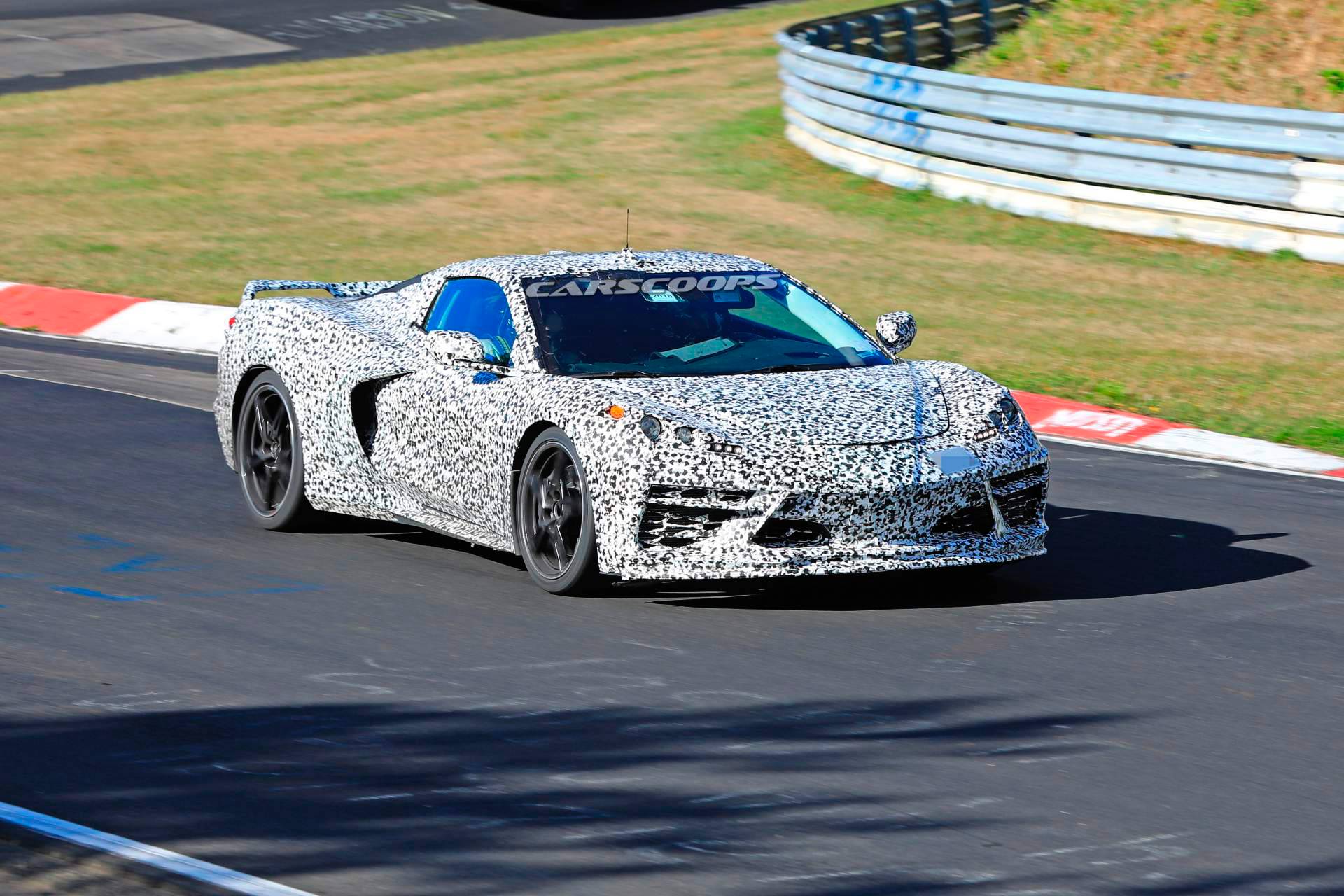 2020-Chevrolet-Corvette-C8-spy-shots-18 See The 2020 Mid-Engine Corvette C8 Alongside The Current C7